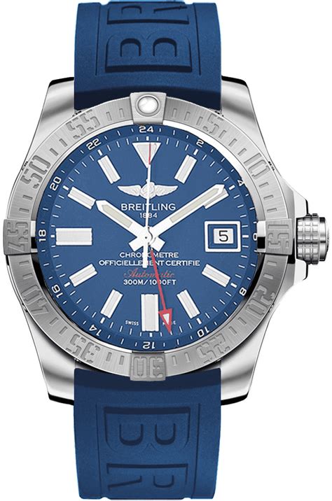 breitling gmt blauen band